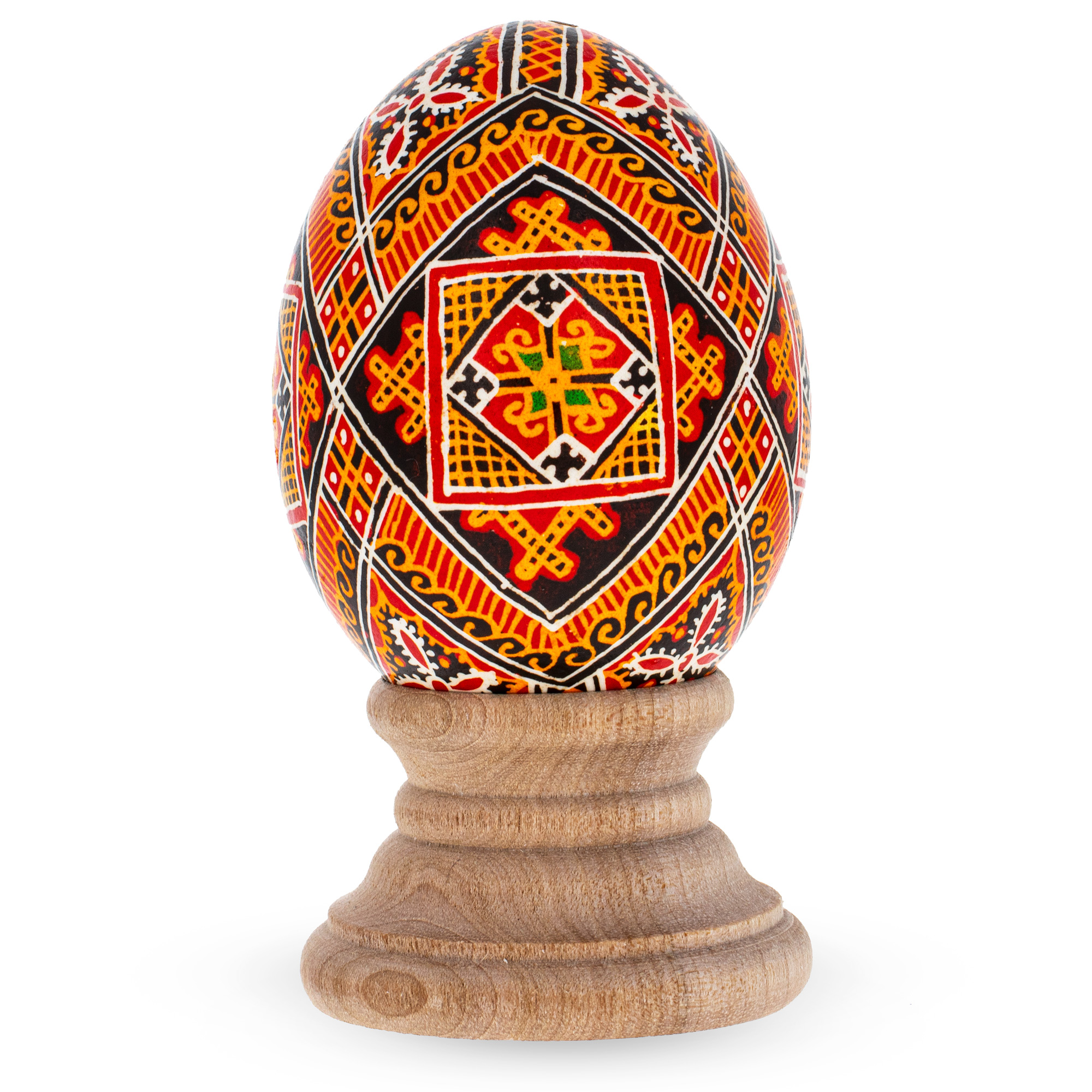 Chicken Size Blown Real Ukrainian Easter Egg Pysanky